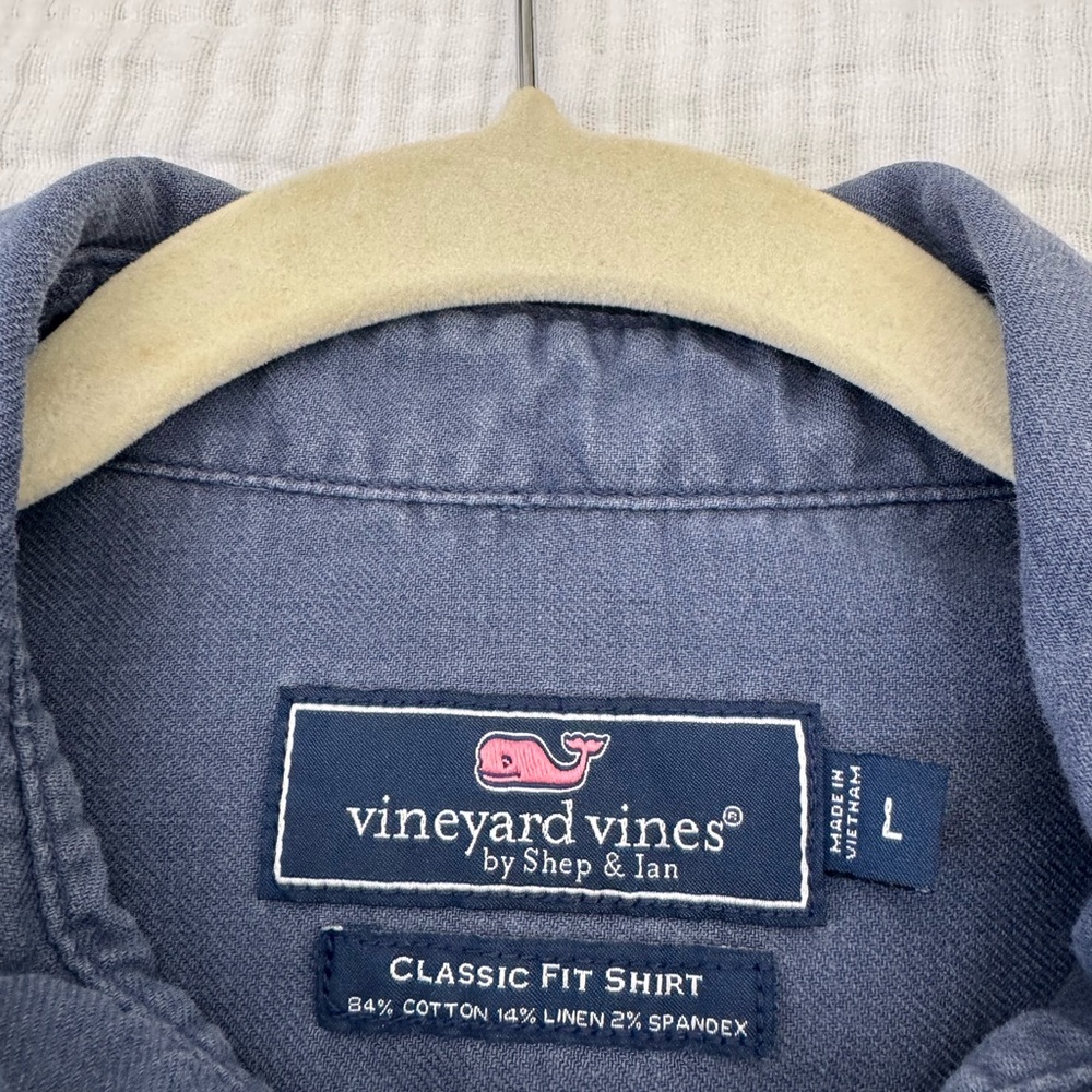 Vineyard Vines Blue Classic Fit Shirt